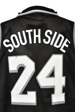 LAYERED BASKET BALL JERSEY TEE / BLK