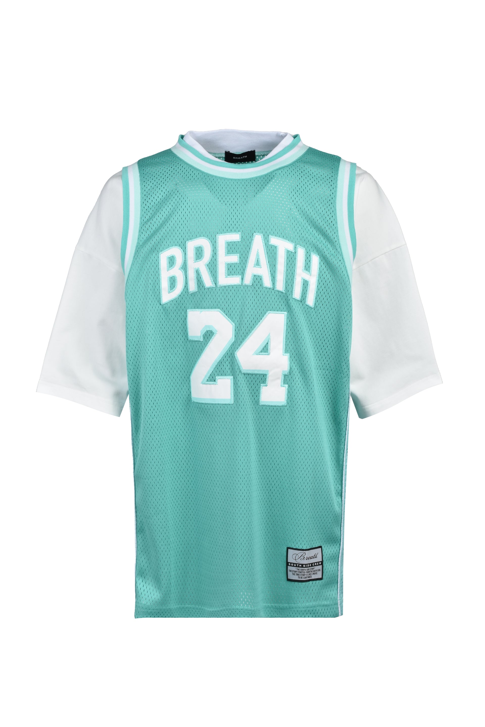 LAYERED BASKET BALL JERSEY TEE / TUR