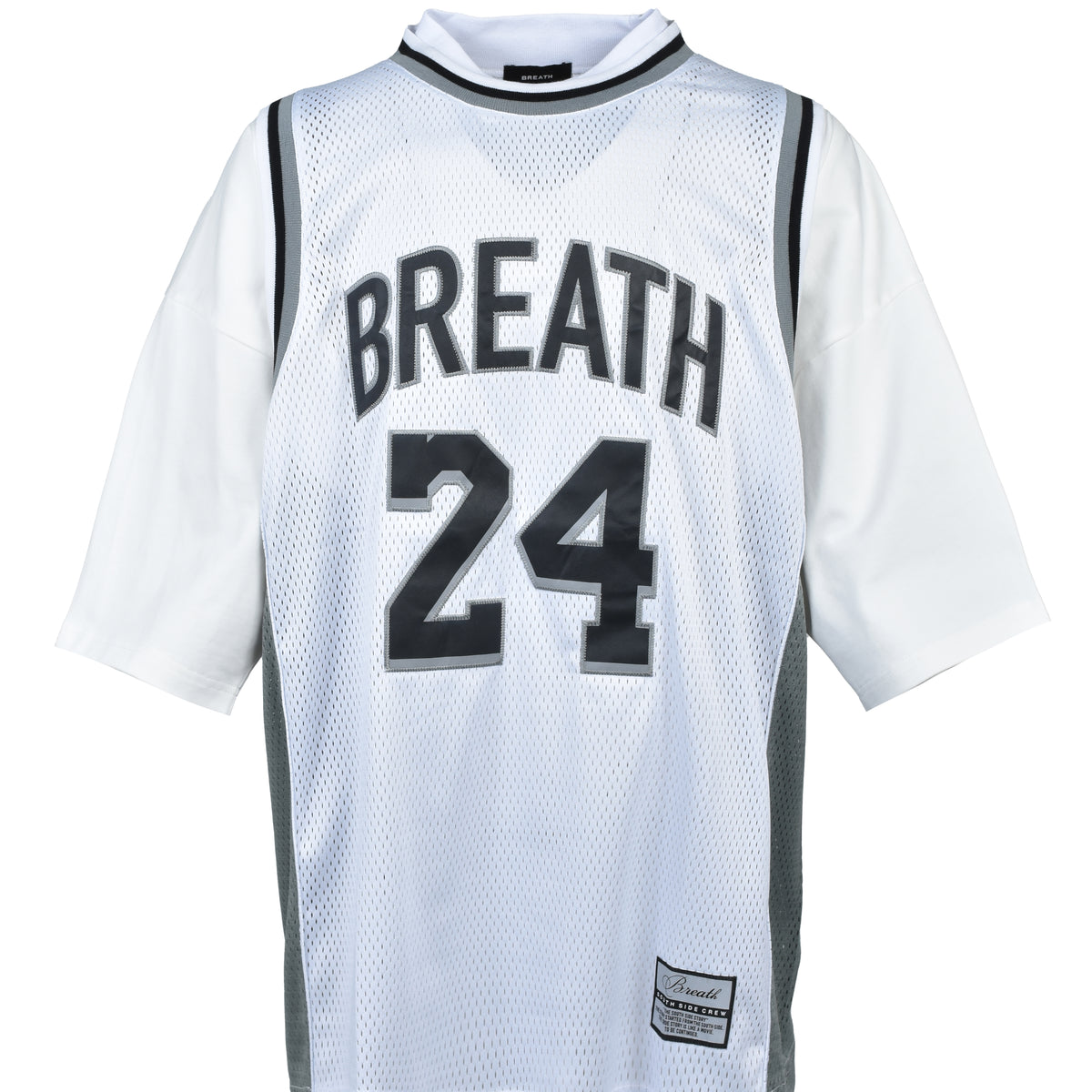 BREATH ブレス SS26 LAYERED BASKET BALL JERSEY TEE / WHT - NUBIAN