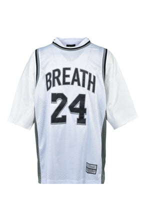 LAYERED BASKETBALL JERSEY TEE / WHT