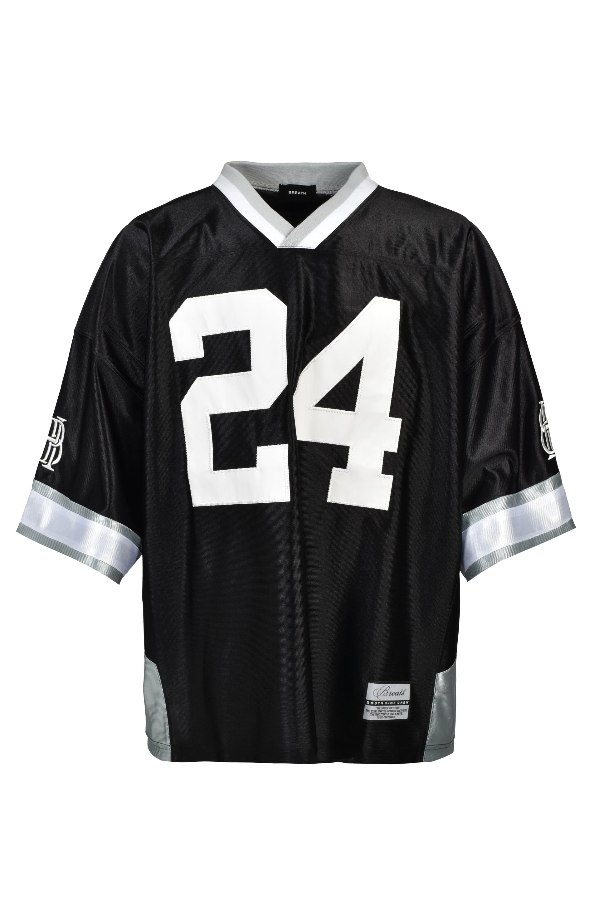 BH LOGO FOOT BALL JERSEY / BLK