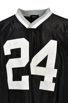 BH LOGO FOOT BALL JERSEY / BLK