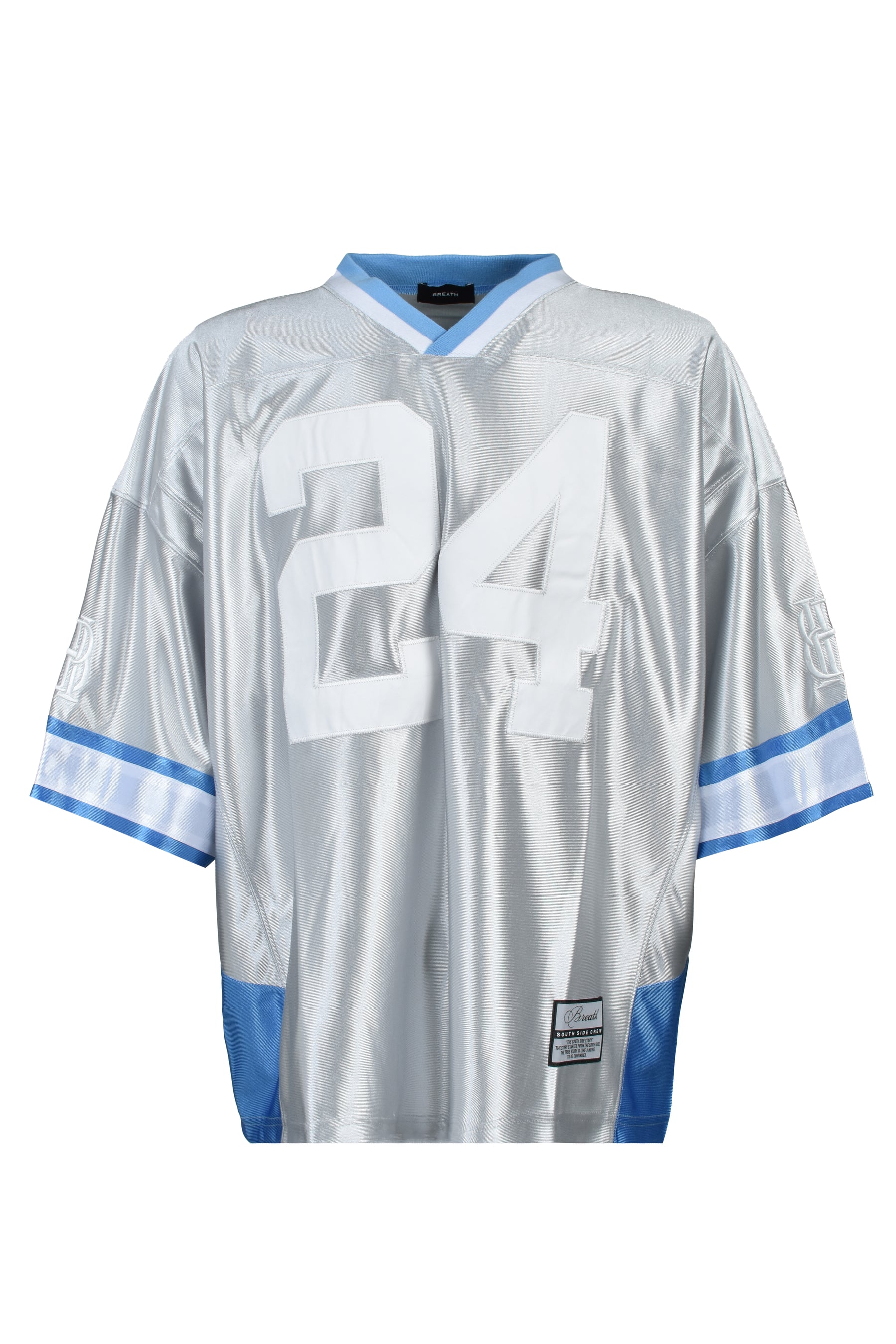 BH LOGO FOOT BALL JERSEY / GRY