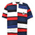 EMBLEM LOGO CRAZY BORDER POLO SHIRT / RED