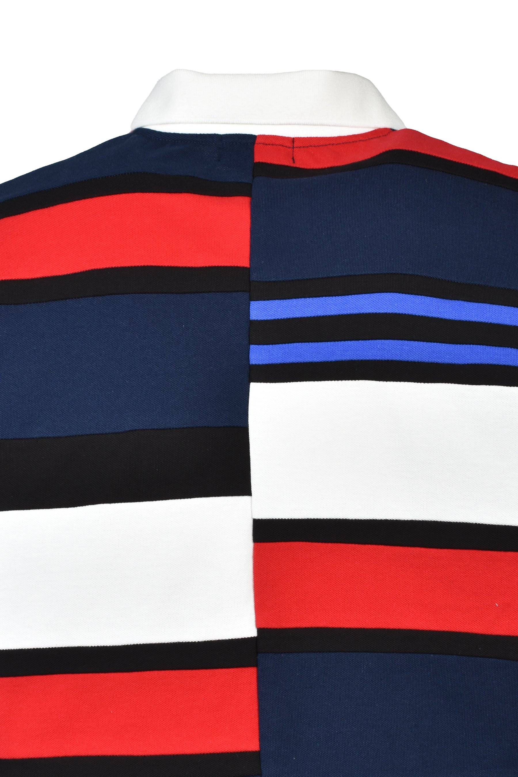 EMBLEM LOGO CRAZY BORDER POLO SHIRT / RED