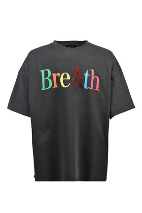 RAINBOW LOGO TEE / BLK