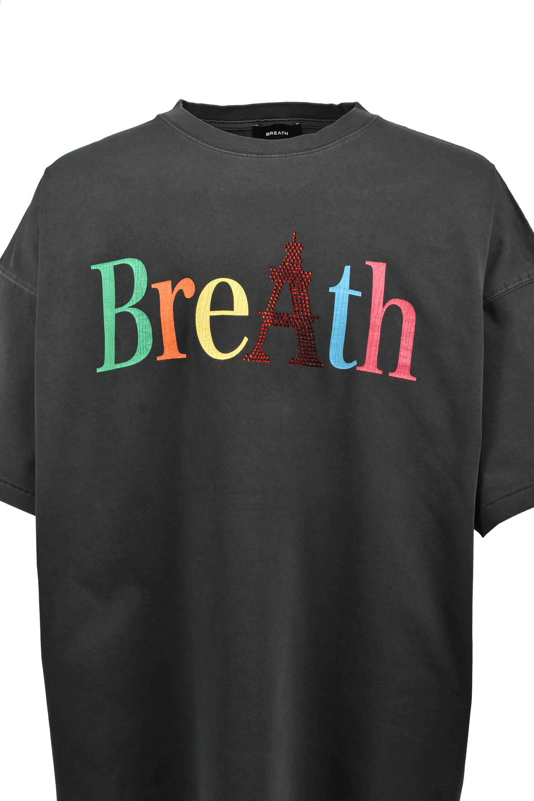 RAINBOW LOGO TEE / BLK