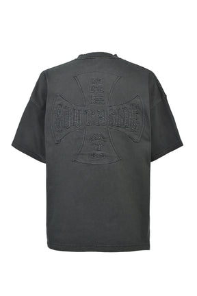 SOUTHSIDE CROSS TEE / BLK