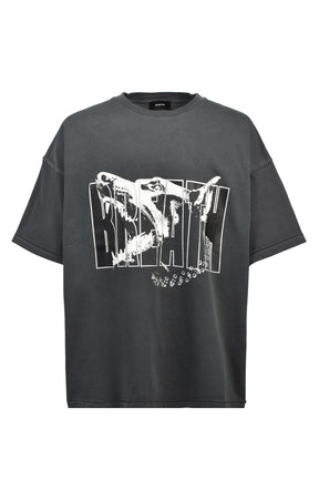 BH DOBERMAN LOGO TEE / BLK