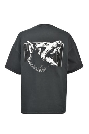 BH DOBERMAN LOGO TEE / BLK