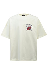 GRILL & TAN & BONE TEE / WHT