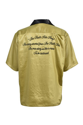 GLORY SATIN SHORT SLEEVE SHIRT / MUS