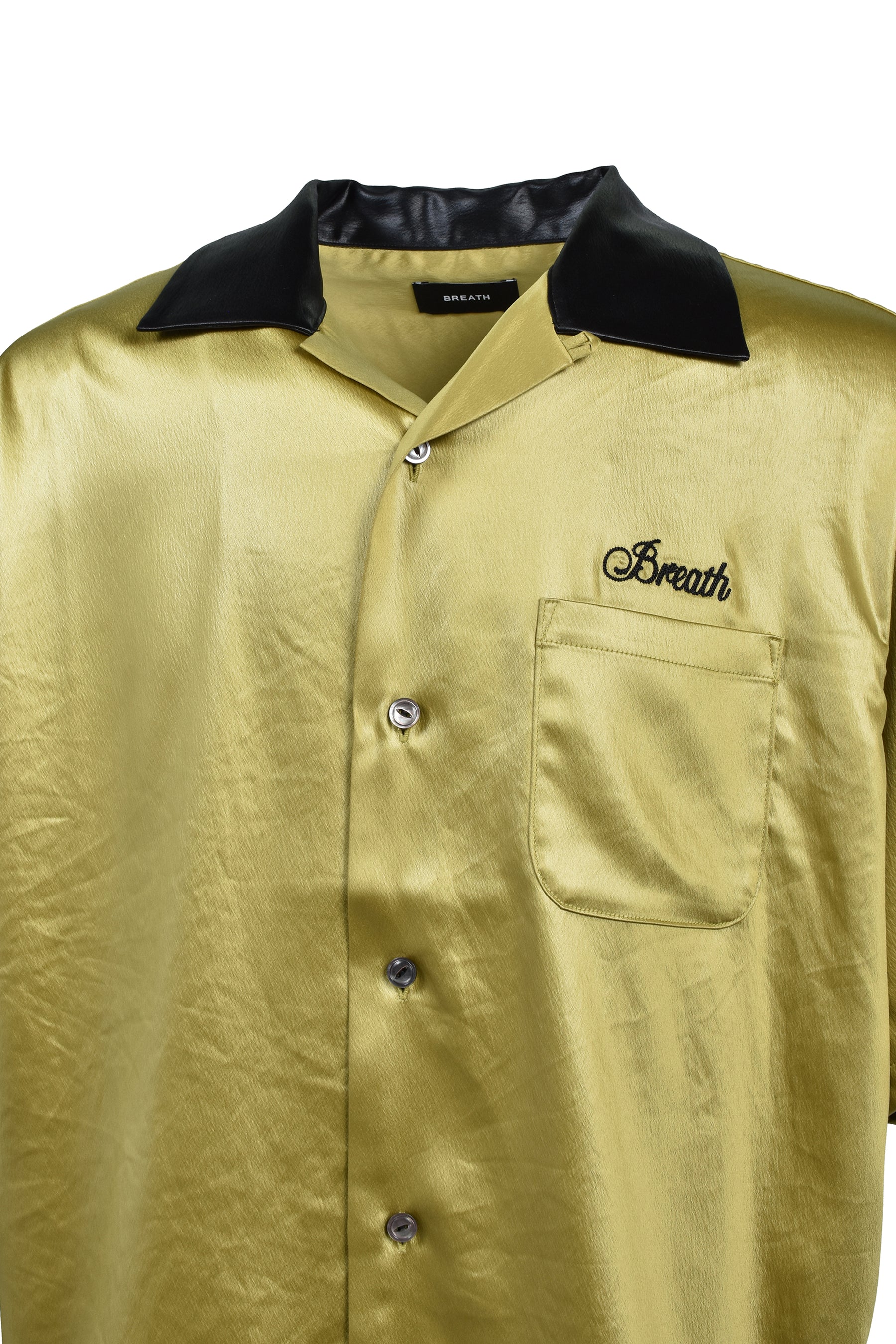 GLORY SATIN SHORT SLEEVE SHIRT / MUS