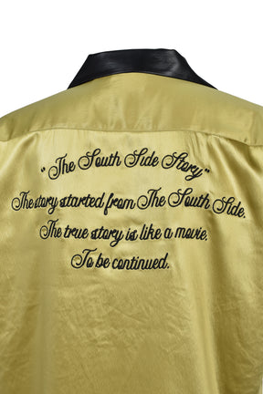 GLORY SATIN SHORT SLEEVE SHIRT / MUS