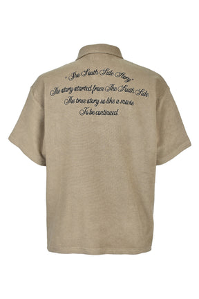 GLORY PILE POLO SHIRT / BEI
