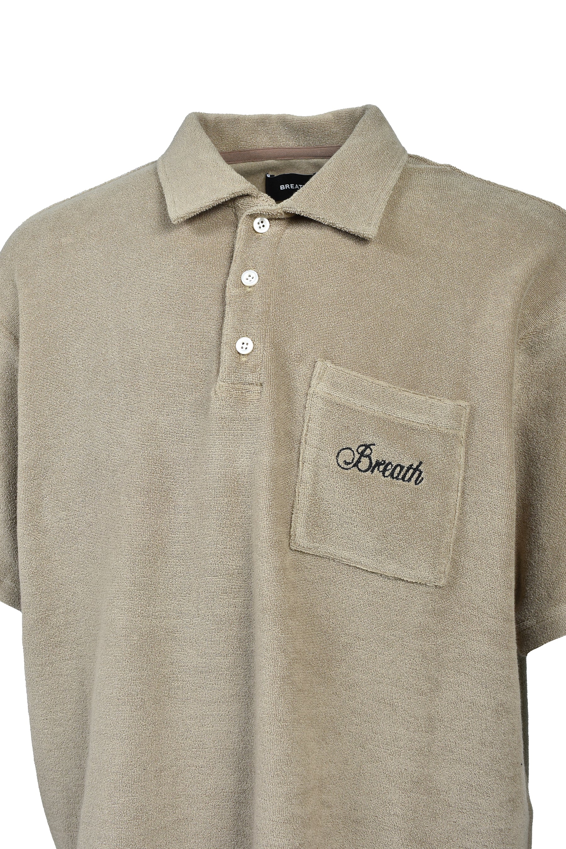 GLORY PILE POLO SHIRT / BEI