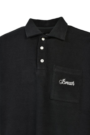 GLORY PILE POLO SHIRT / BLK