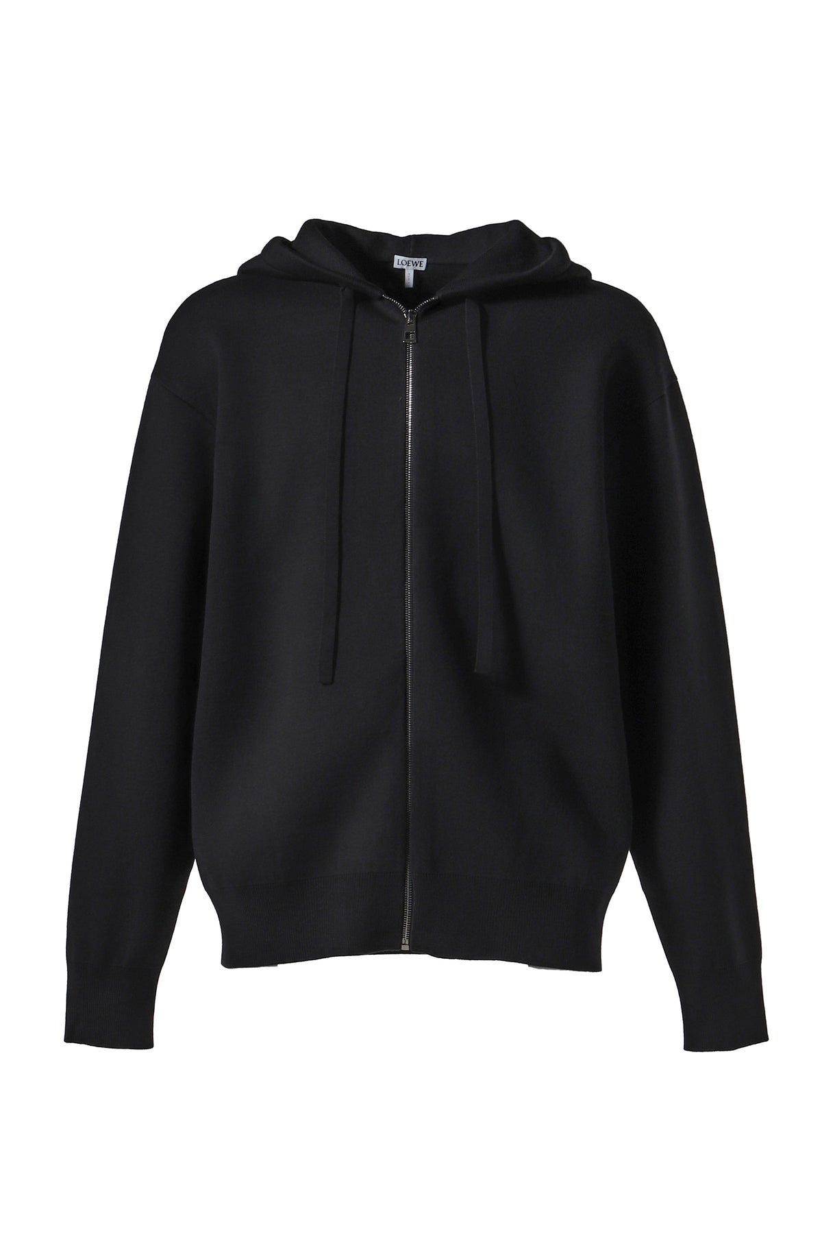 ANAGRAM ZIP-UP HOODIE / BLK