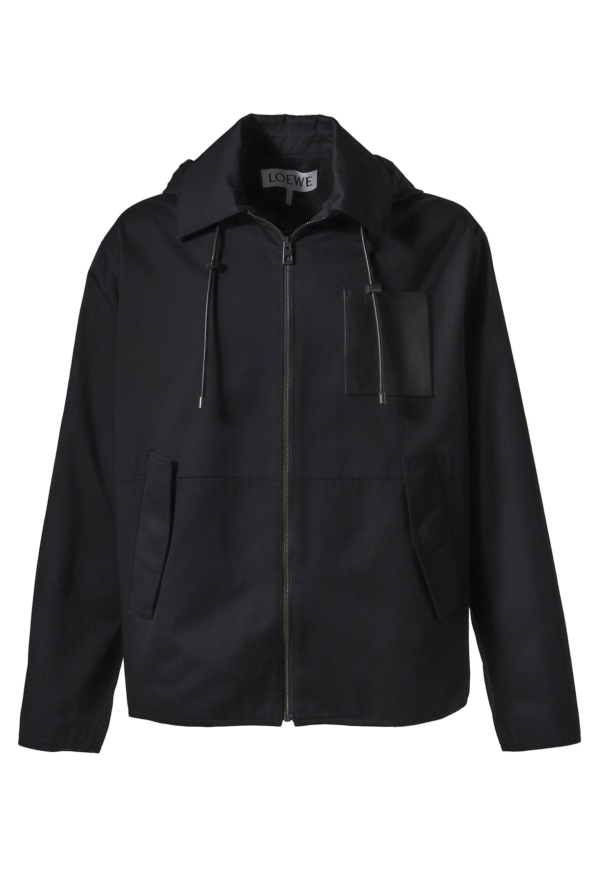 HOODED JACKET / BLK