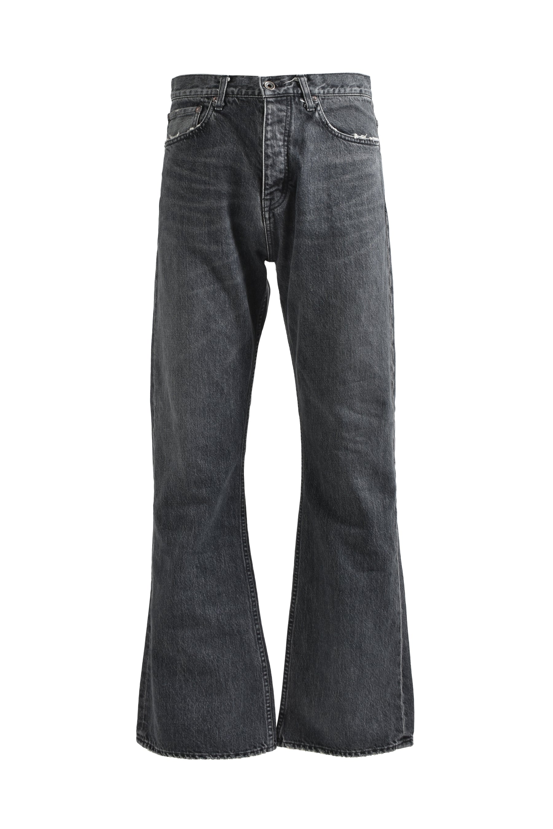 DAIRIKU "FLARE" VINTAGE DENIM PANTS / BLK