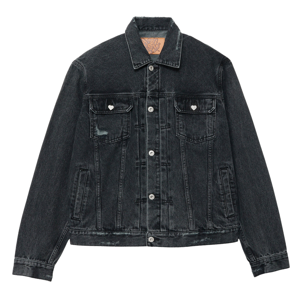 ジャケット・アウター GOD ONLY KNOWS DENIM JACKET S / BLACK GOD ONLY KNOWS ゴッド オンリー ノウズ SS26 DENIM JACKET / BLK