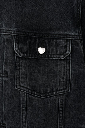 DENIM JACKET / BLACK