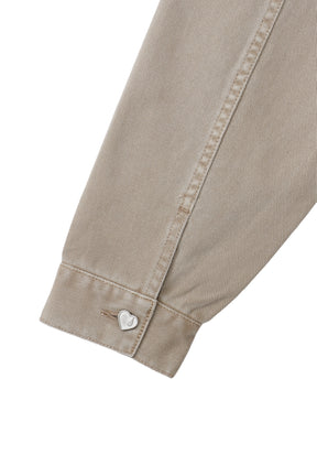 DENIM JACKET / SAND BEI