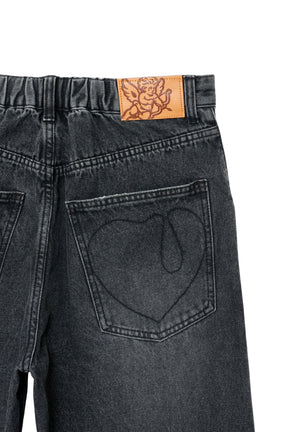 DENIM PANTS / BLACK