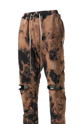 DISTRESSED SWEATPANTS / SAND