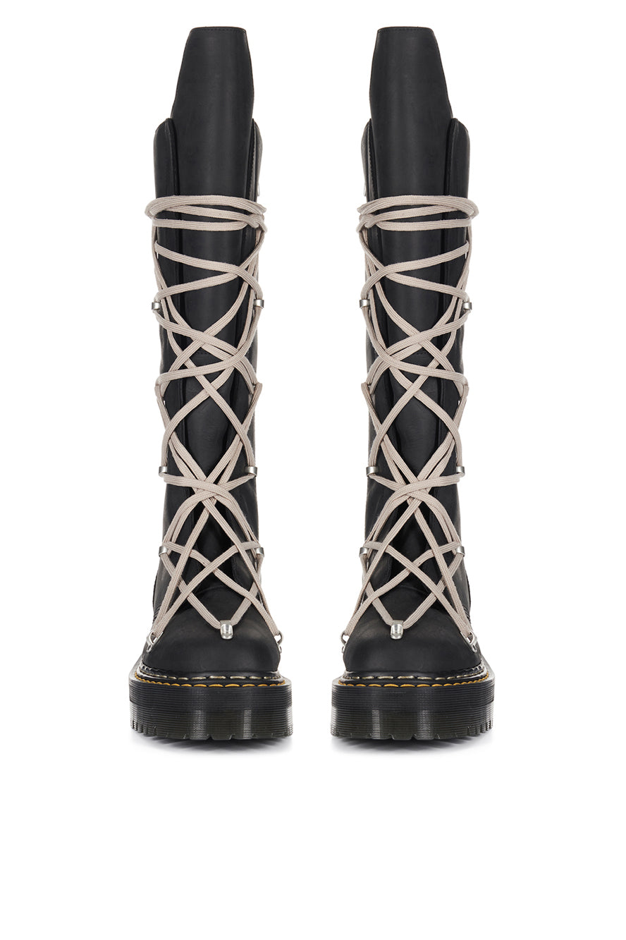 1B60 QUAD SOLE PENTALACE BOOT / BLK