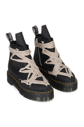 Rick Owens x Dr. Martens FW251460 Quad Sole Megalace Boot / Black