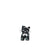 SPLIT KITTEN EARRING / BLK