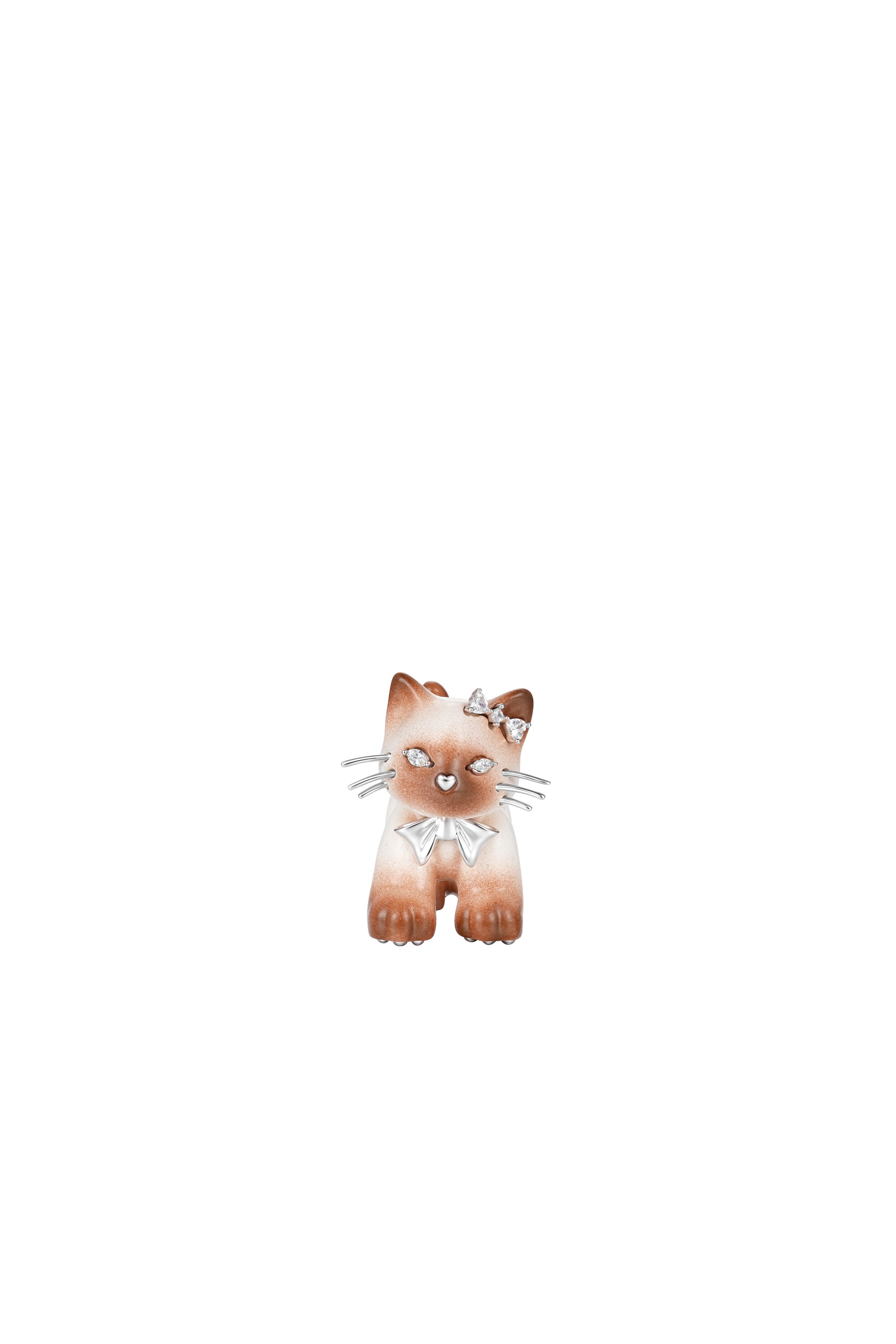 SPLIT KITTEN EARRING / BRW