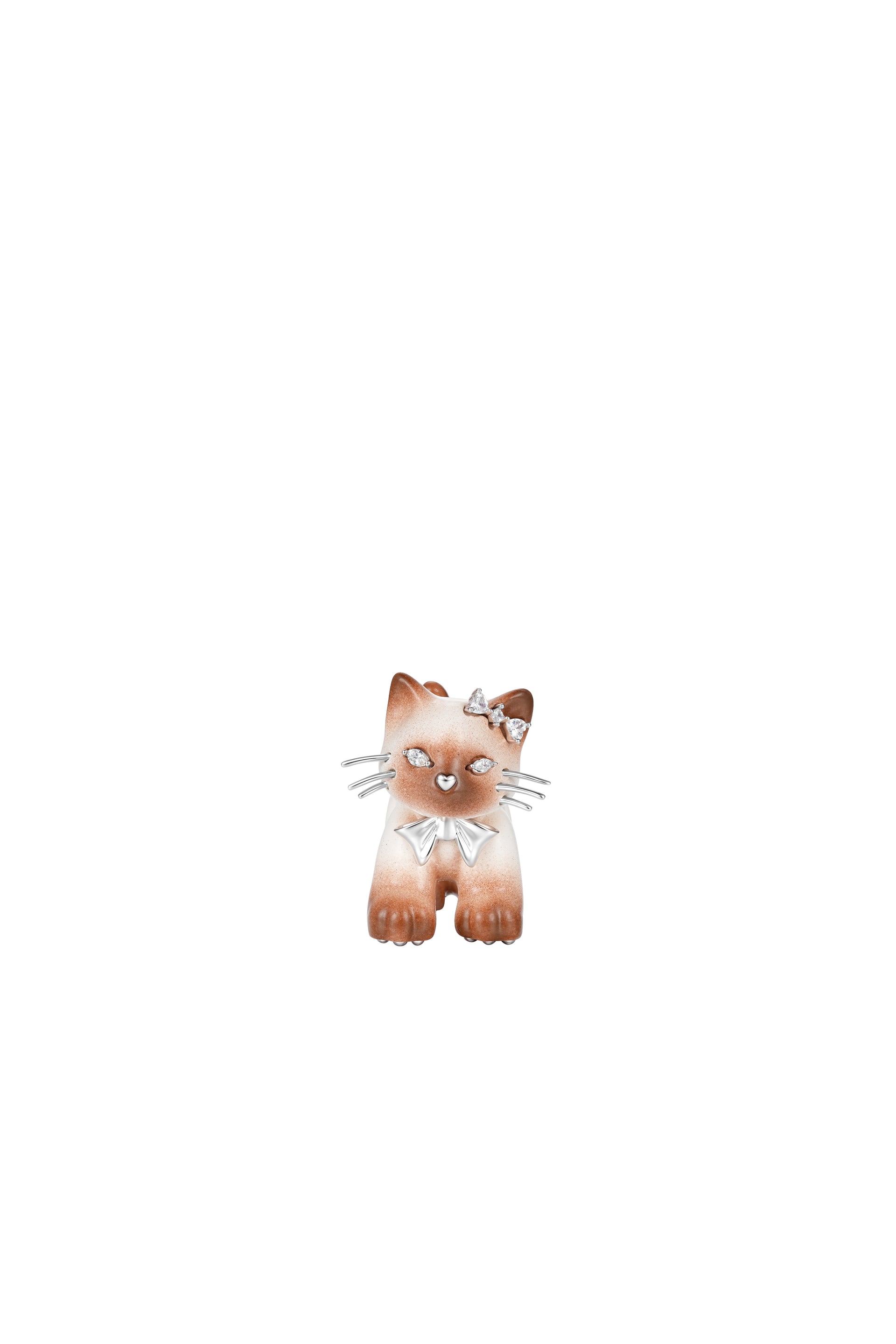 SPLIT KITTEN EARRING / BRW