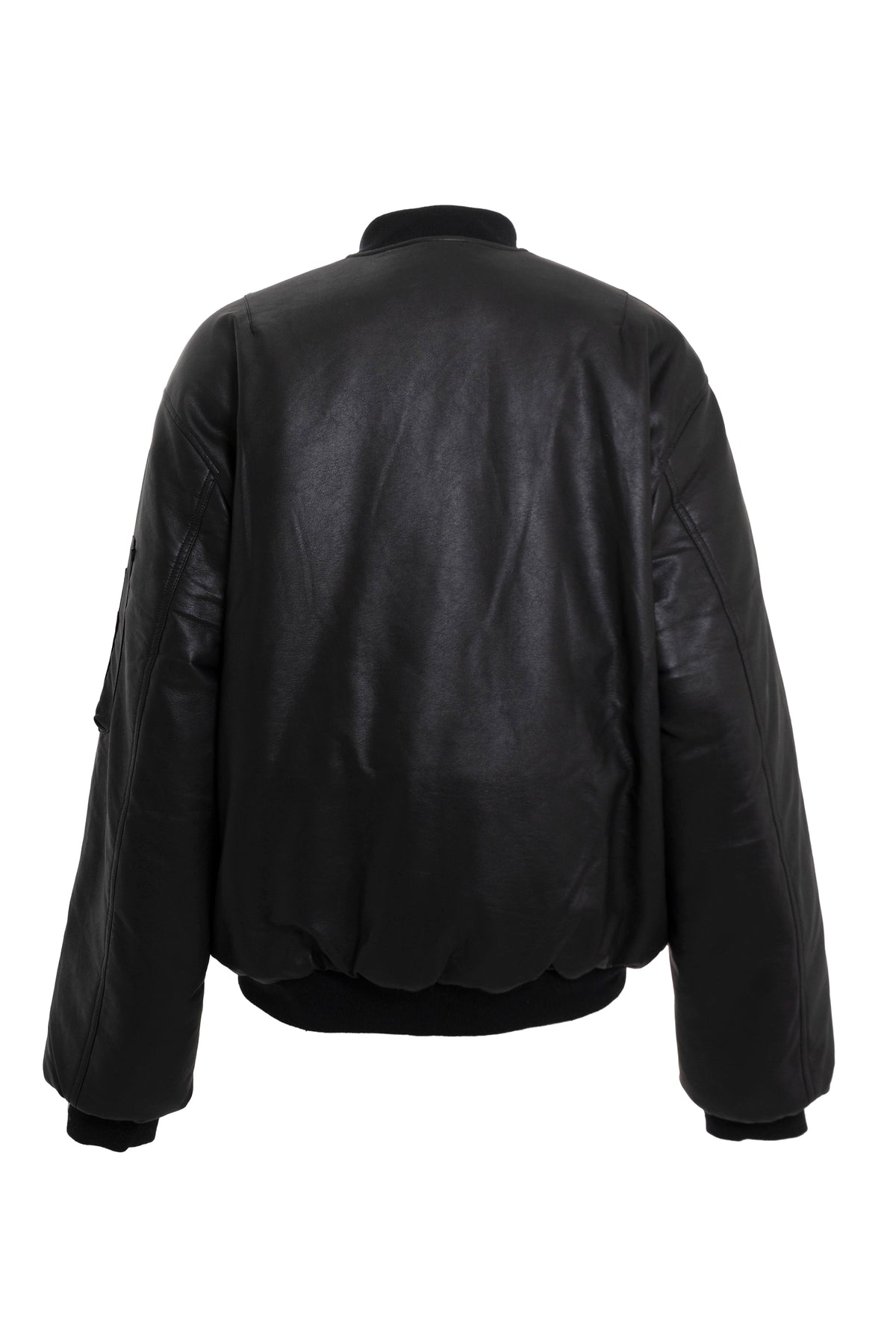BREATH × F.M.C.D SYNTHETIC LEATHER BOMBER JACKET / BLK