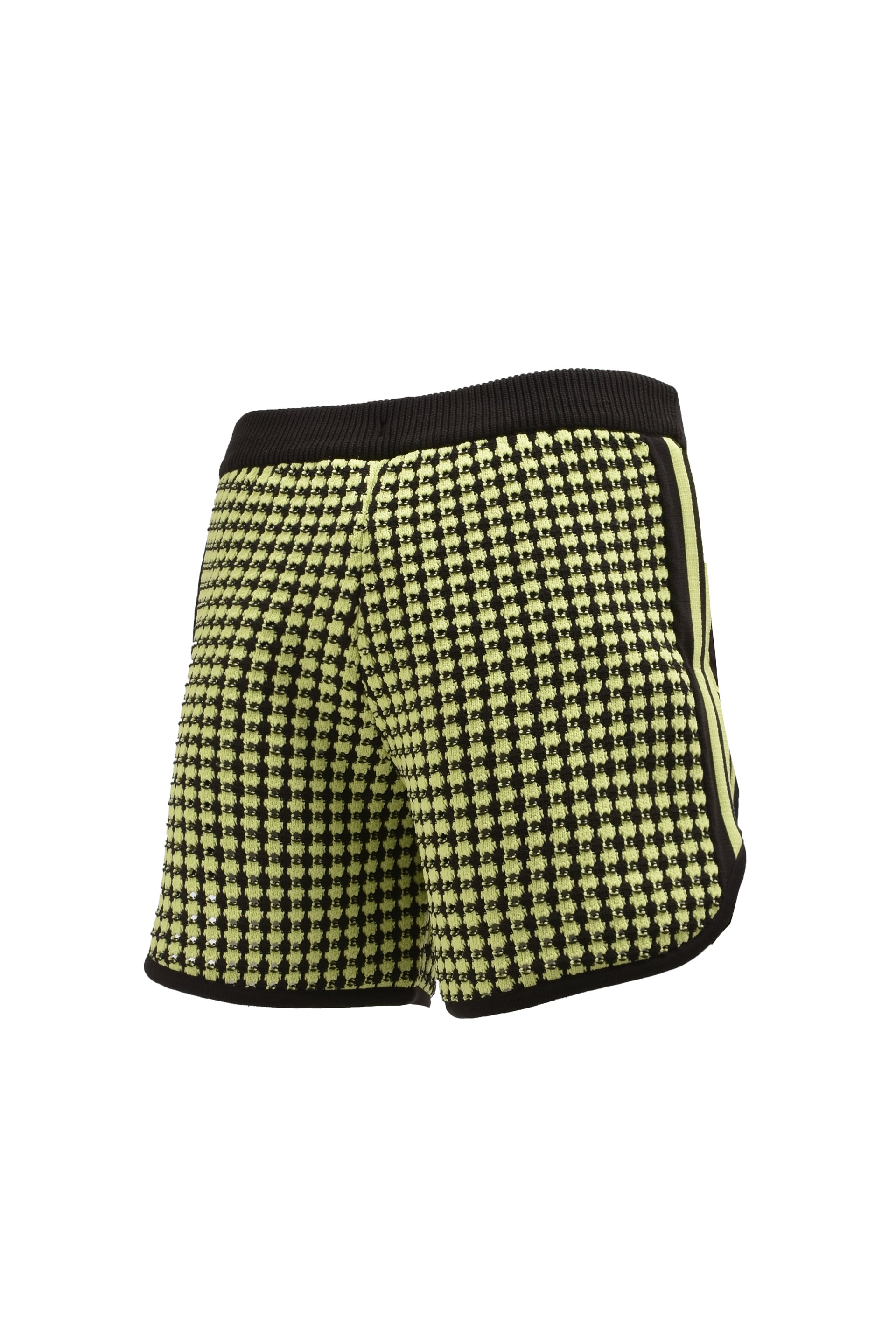 ADIDAS ORIGINALS BY WALES BONNER W B CROCHET SHORT / YEL