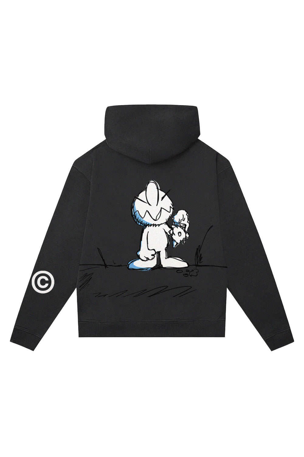 B.I × COIN PARKING DELIVERY コラボレーション HOODIE / BLK - NUBIAN