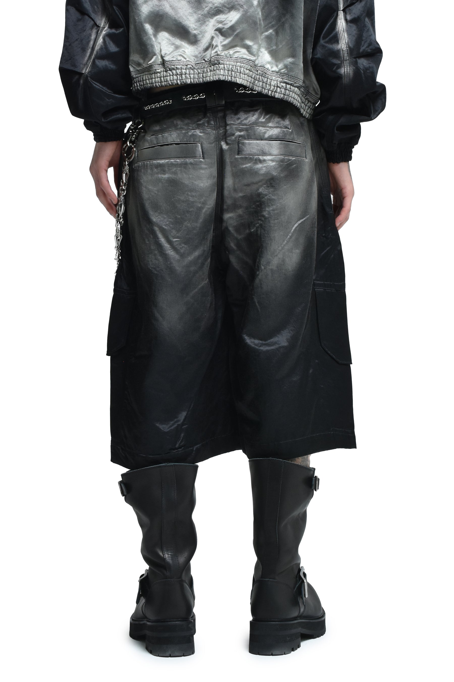 FADED BAGGY SHORTS / FADED BLK 