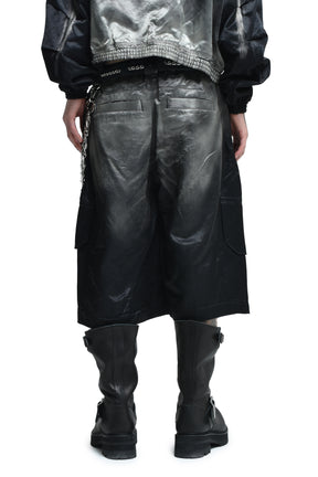 FADED BAGGY SHORTS / FADED BLK 