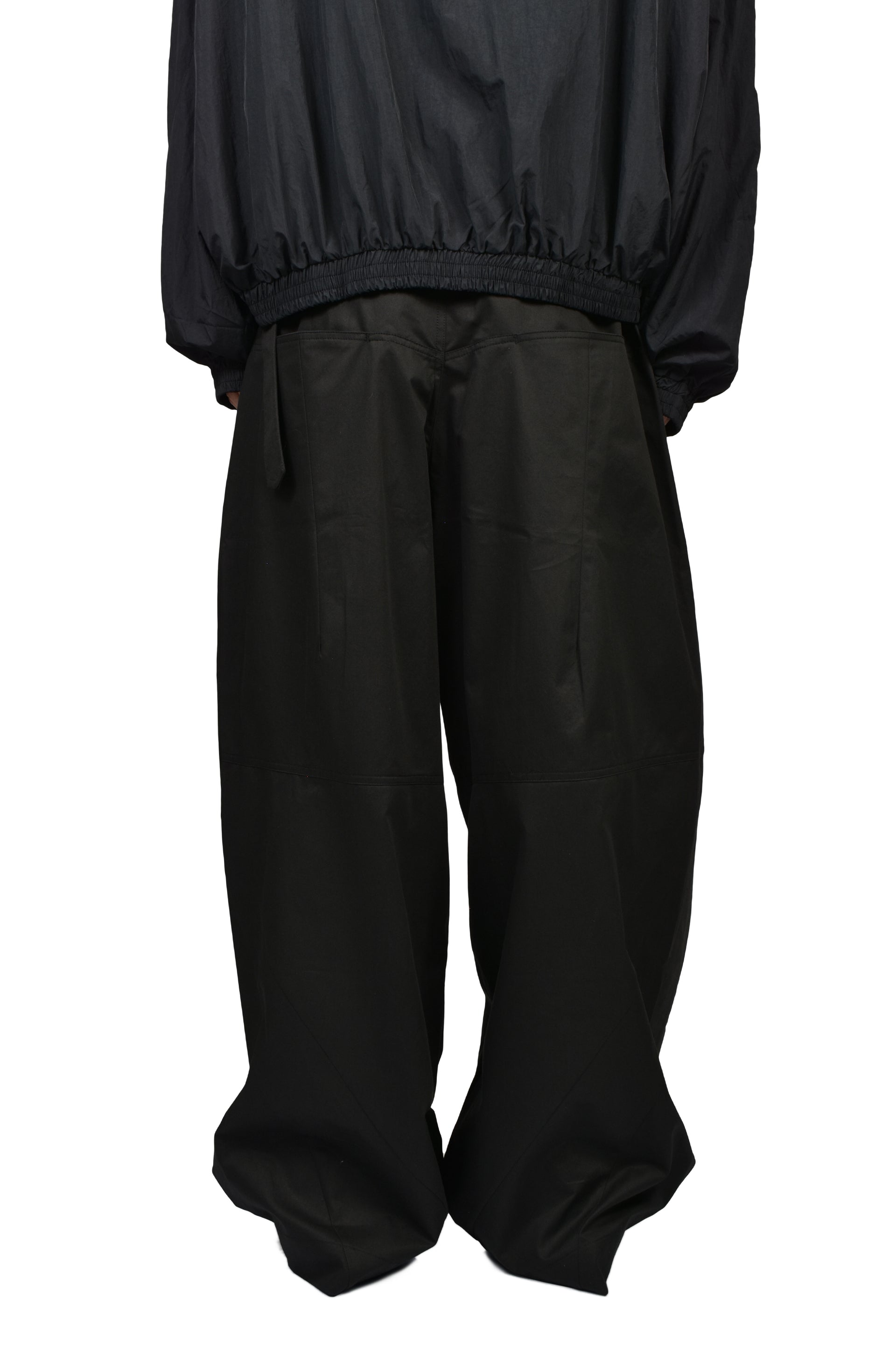 WIDE BELTED TROUSER (GEN 2) / BLK