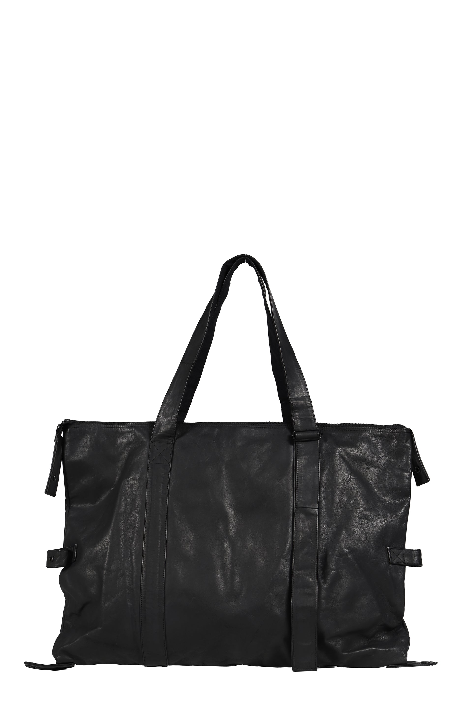 LEATHER 3WAY TOTE BAG / BLK