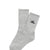 SIGNATURE LOGO RIB SOCKS / GRY