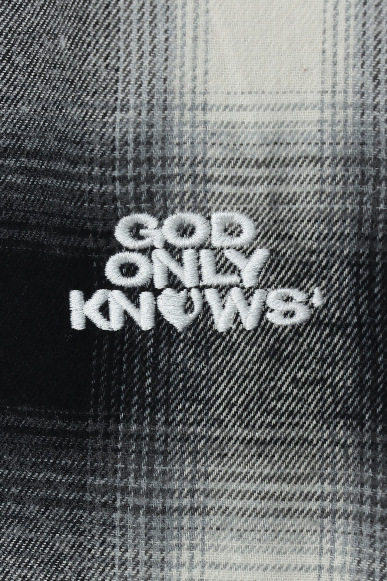 GOD ONLY KNOWS ゴッド オンリー ノウズ SS26 DEVIL FLANNEL SHIRT