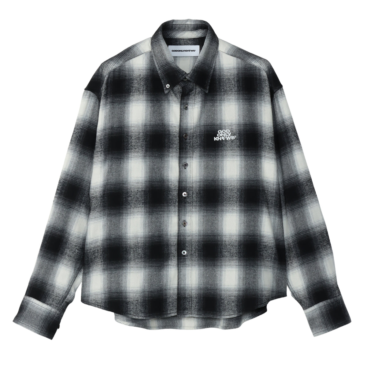 GOD ONLY KNOWS DEVIL FLANNEL SHIRT 【S】 GOD ONLY KNOWS ゴッド オンリー ノウズ SS26 DEVIL FLANNEL SHIRT
