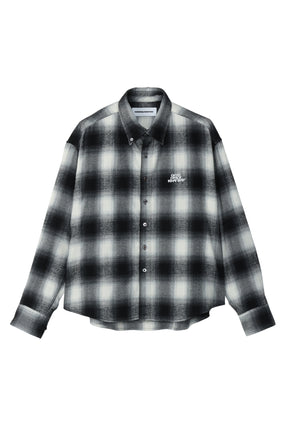 DEVIL FLANNEL SHIRT / BLK