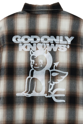 DEVIL FLANNEL SHIRT / BRW