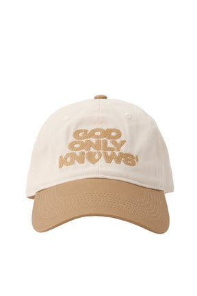 SIGNATURE LOGO 2TONE CAP / BEI