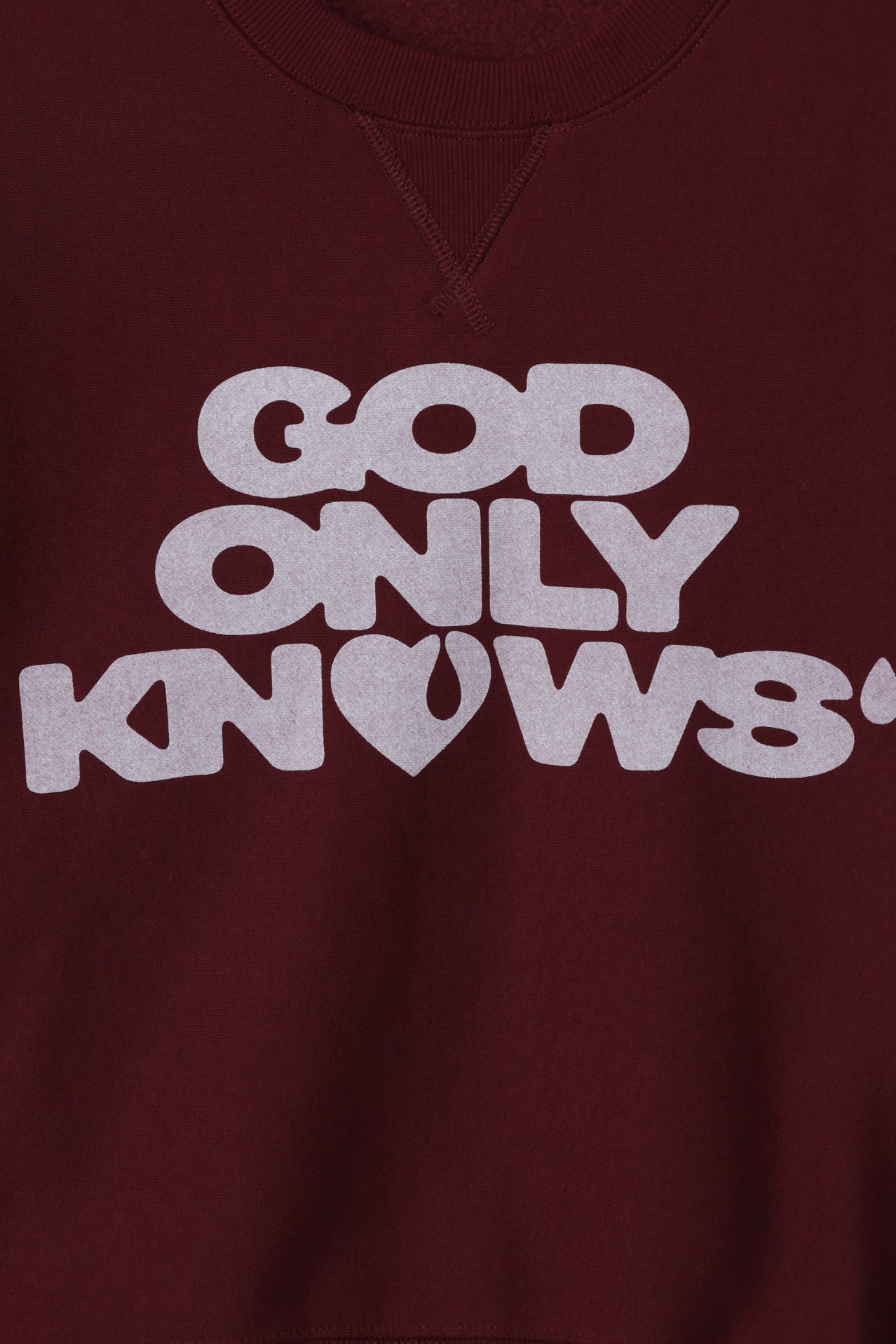 SIGNATURE CREW NECK SWEAT / BORDEAUX