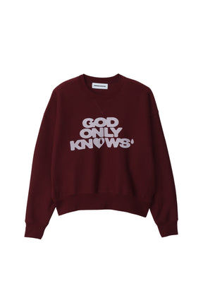 SIGNATURE CREW NECK SWEAT / BORDEAUX