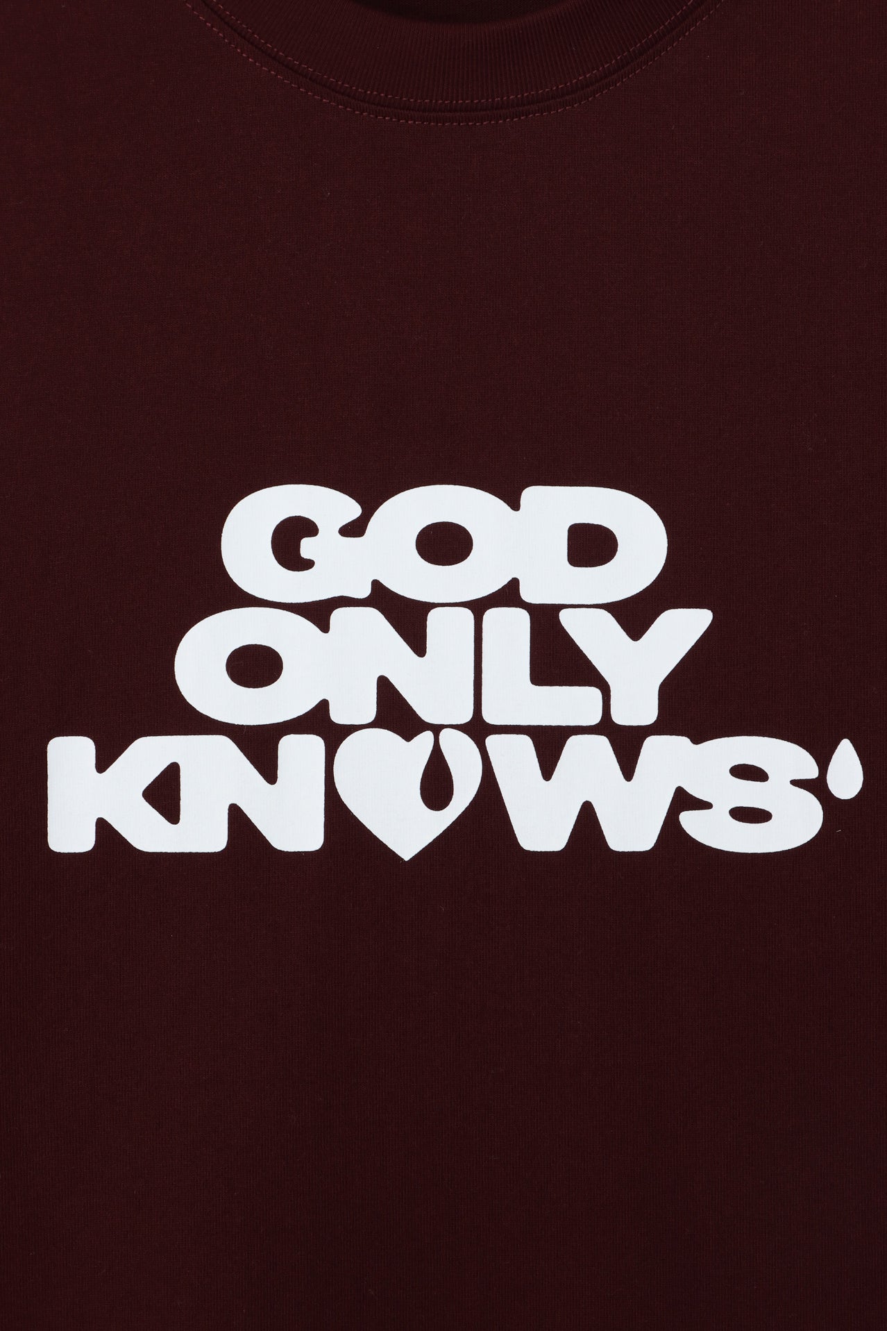 SIGNATURE LOGO TEE / BORDEAUX